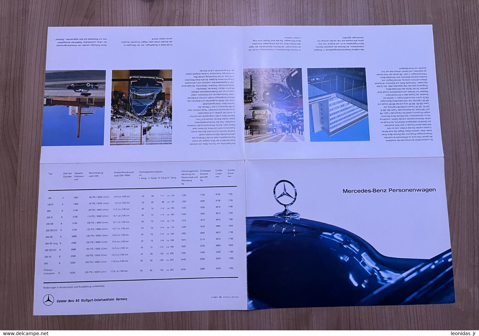 Mercedes - Benz Personenwagen - Catalogue - Cataloghi