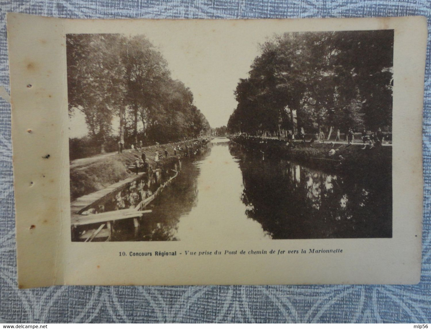 35 REDON CONCOURS DE PECHE REGIONAL 3000 PECHEURS VUE PRISE DU PONT DE CHEMIN DE FER VERS LA MARIONNETTE - Redon