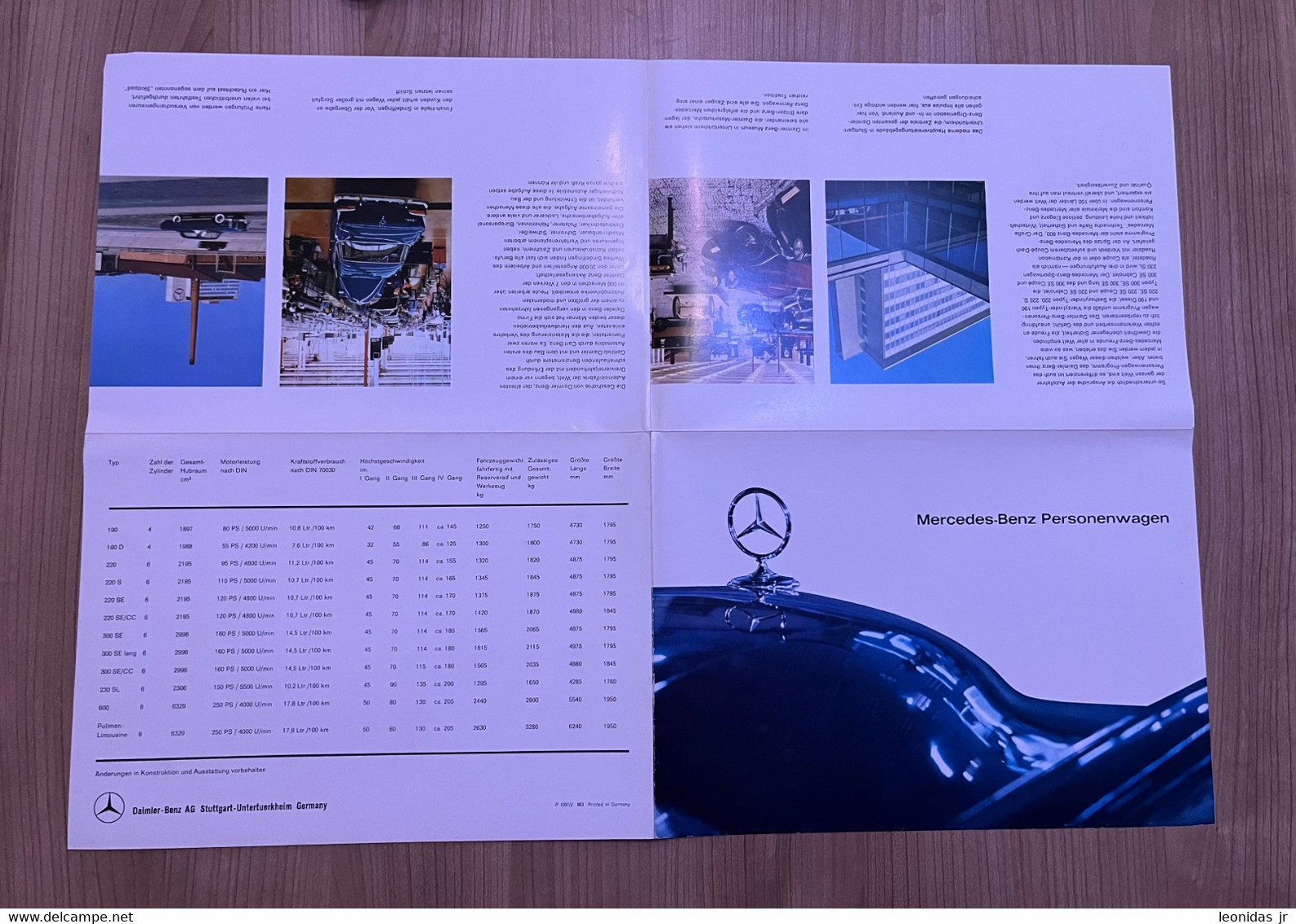 Mercedes - Benz Personenwagen - Catalogue - Catalogi