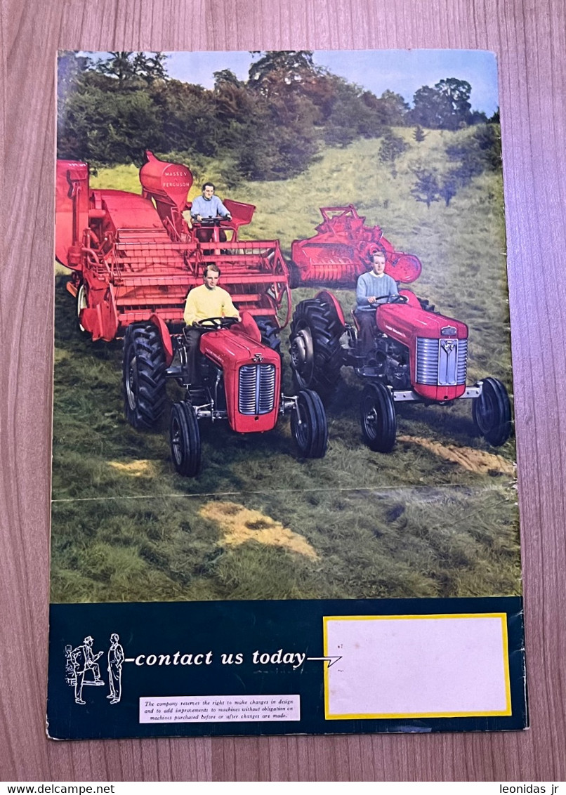 MASSEY - FERGUSON - Catalogue - Andere & Zonder Classificatie