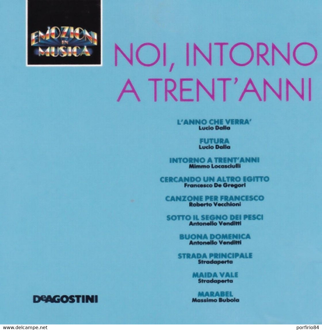 LP 33 Giri 12" NOI,INTORNO A TRENT'ANNI 1991 DALLA DE GREGORI VECCHIONI - Altri - Musica Italiana