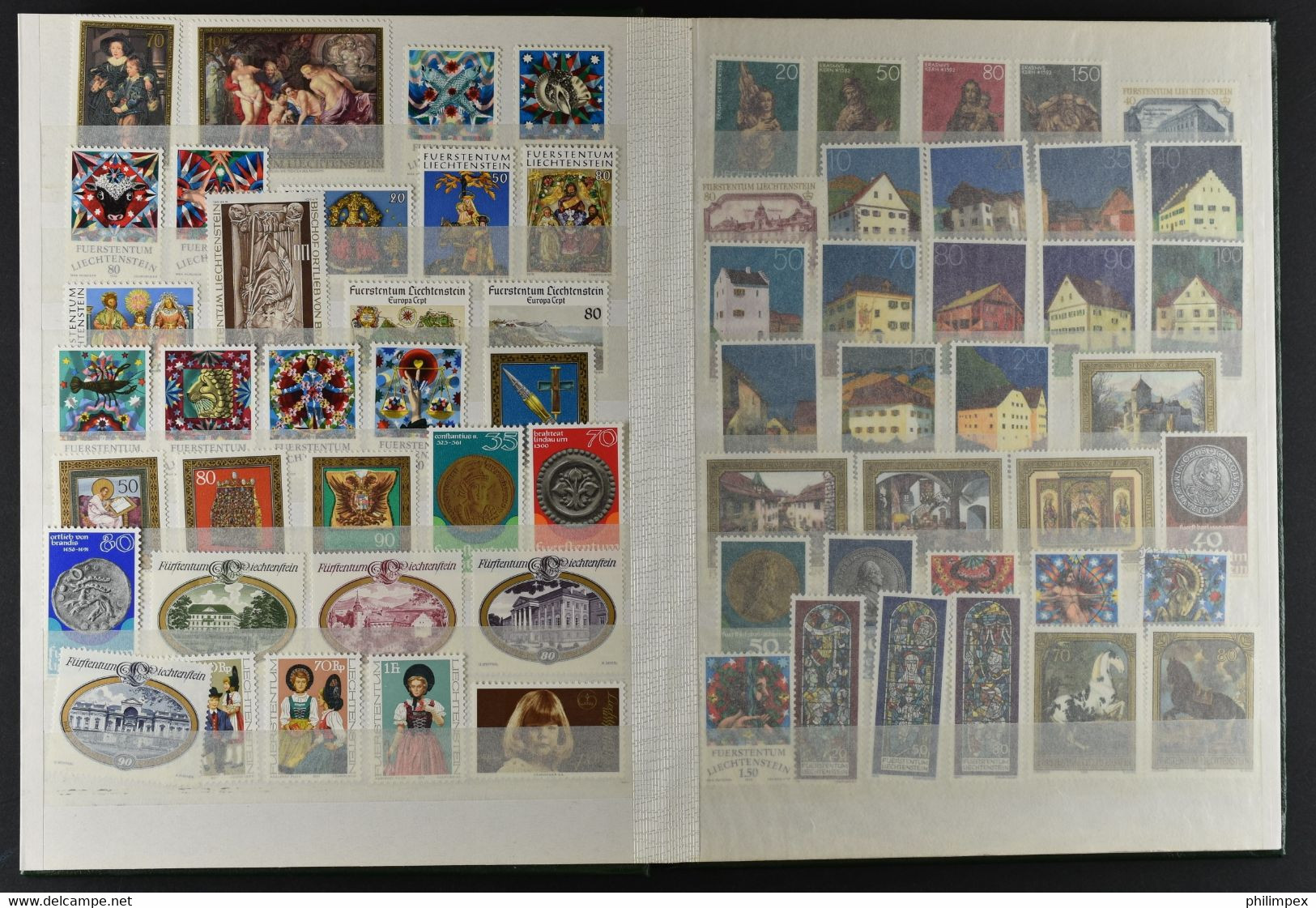LIECHTENSTEIN, COLLECTION SETS 1975-94, NH - Lotes/Colecciones