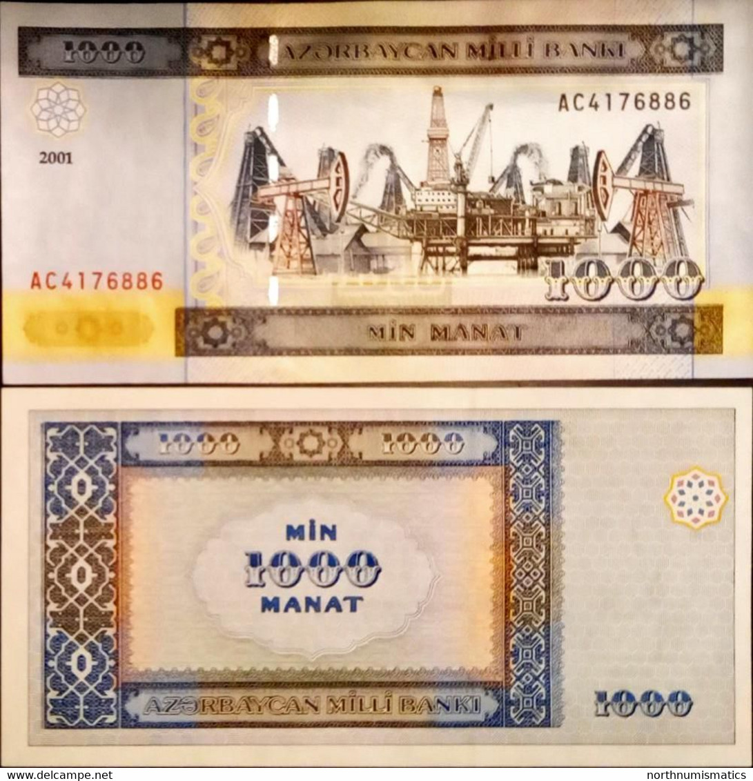 Azerbaïjan 1000 Manat 2001 Unc - Aserbaidschan