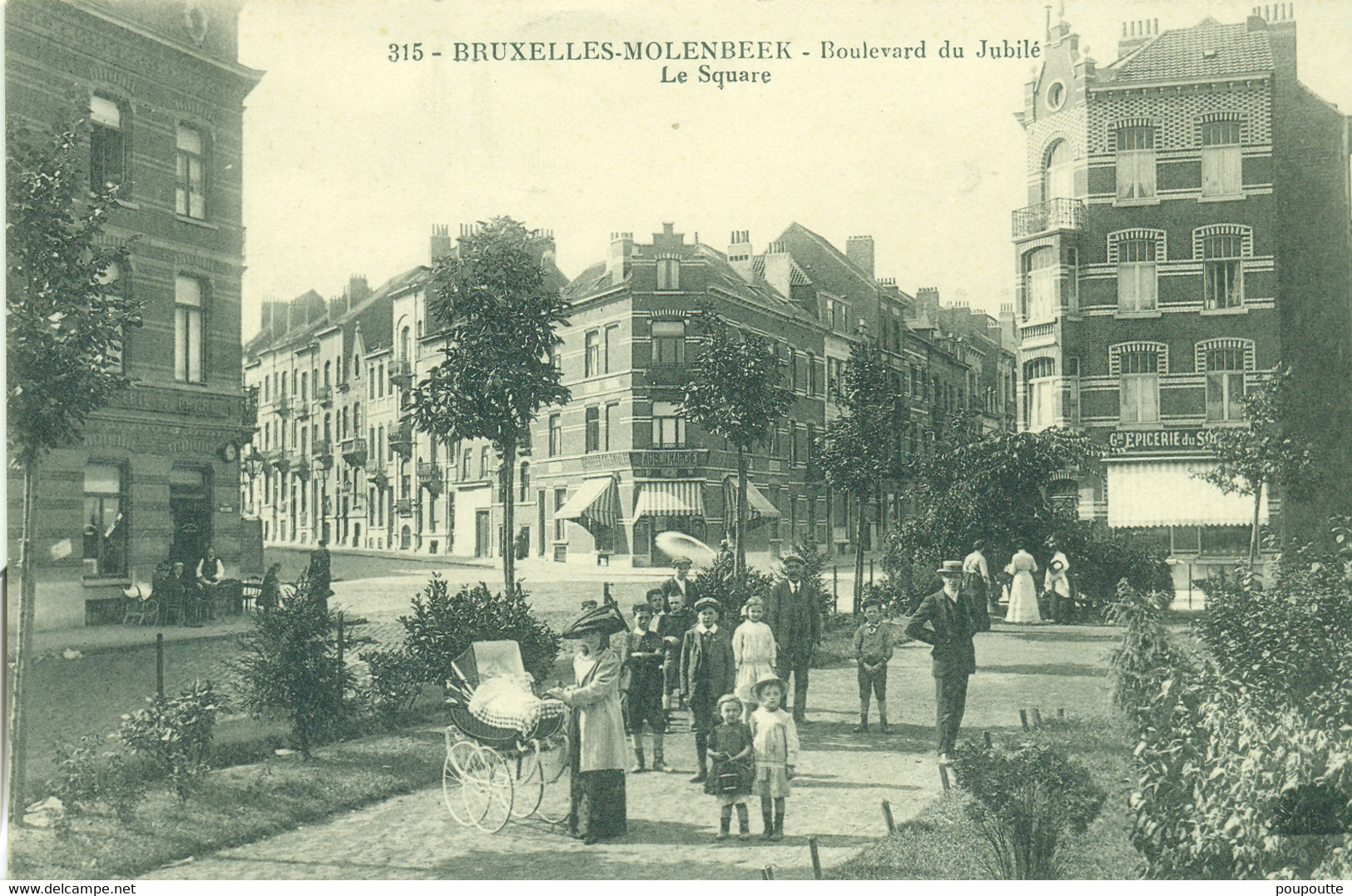 BRUXELLES- MOLENBEEK. Boulevard Du Jubilé. Le Square - Molenbeek-St-Jean - St-Jans-Molenbeek