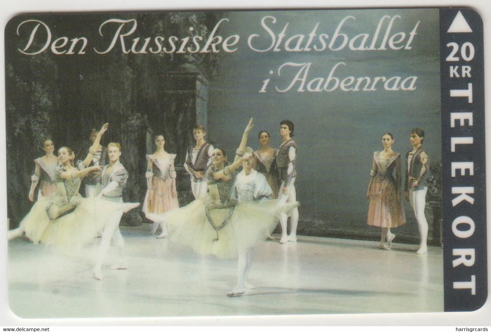 DENMARK - Russian State Ballet 2, Tele Soenderjylland, 20 Dkr, 12/94, Tirage 1.000, Used - Denmark