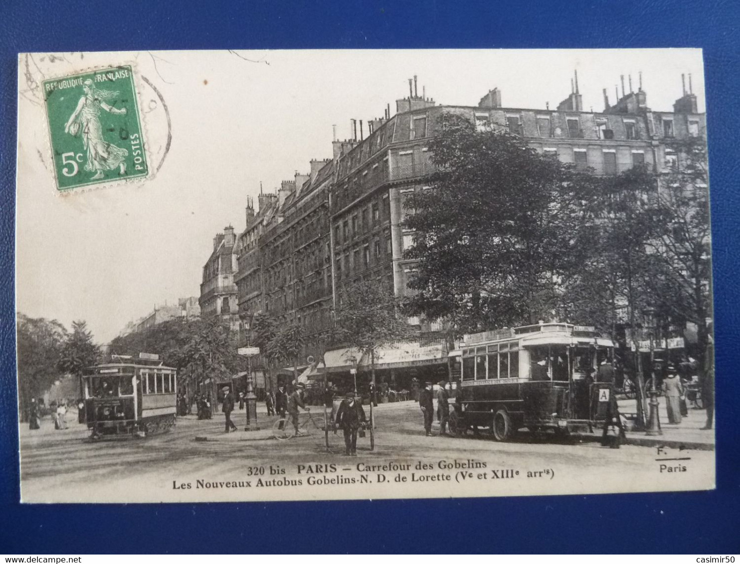 PARIS CARREFOUR DES GOBELINS  LES NOUVEAUX AUTOBUS GOBELINS - Trasporto Pubblico Stradale