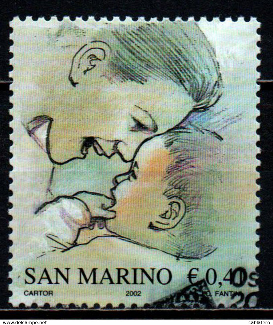 SAN MARINO - 2002 - NATALE - CHRISTAMS - NOEL - NAVIDAD - USATO - Usados