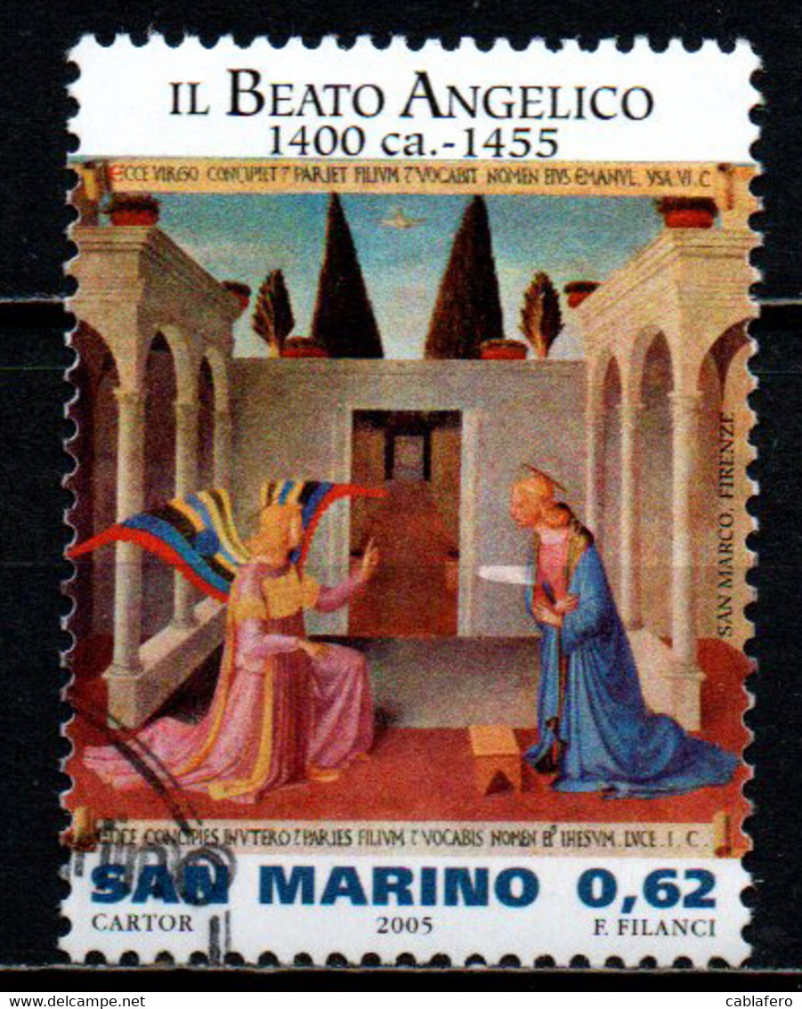 SAN MARINO - 2005 - BEATO ANGELICO - USATO - Usados