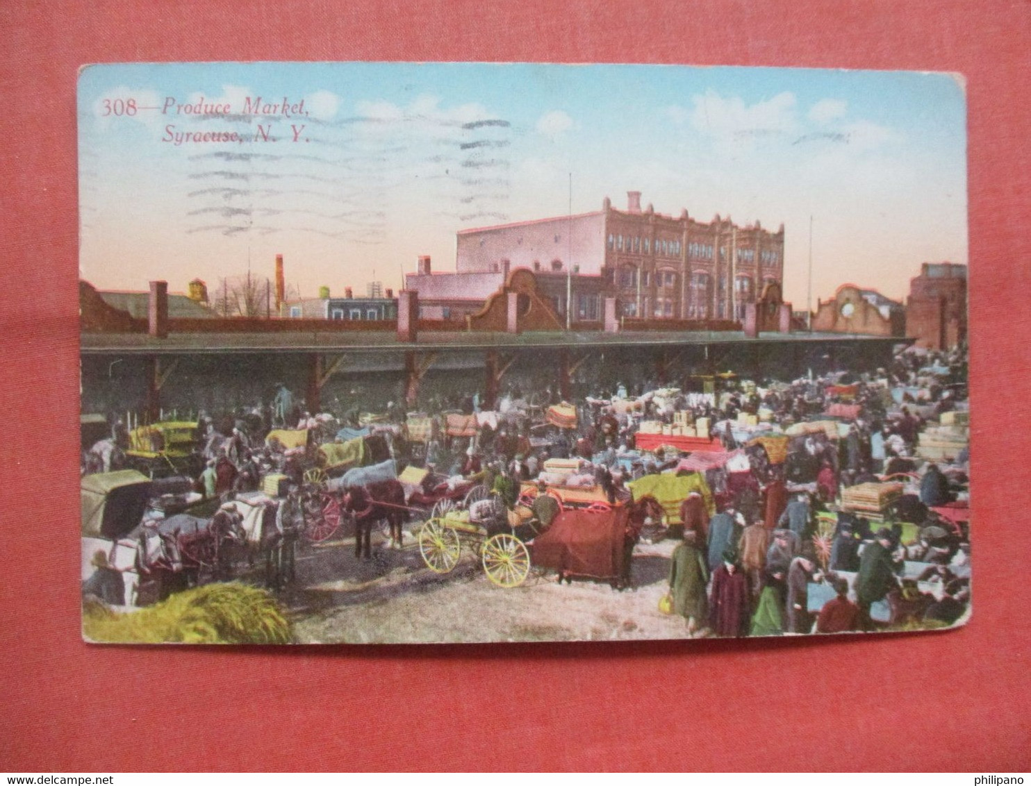 Produce Market.   Syracuse - New York > Syracuse   Ref 5542 - Syracuse