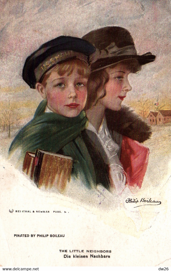 Illustration: Painted By Philip Boileau - The Little Neighbours (les Petits Voisins) Reinthal & Newman - Carte RN N° 828 - Boileau, Philip