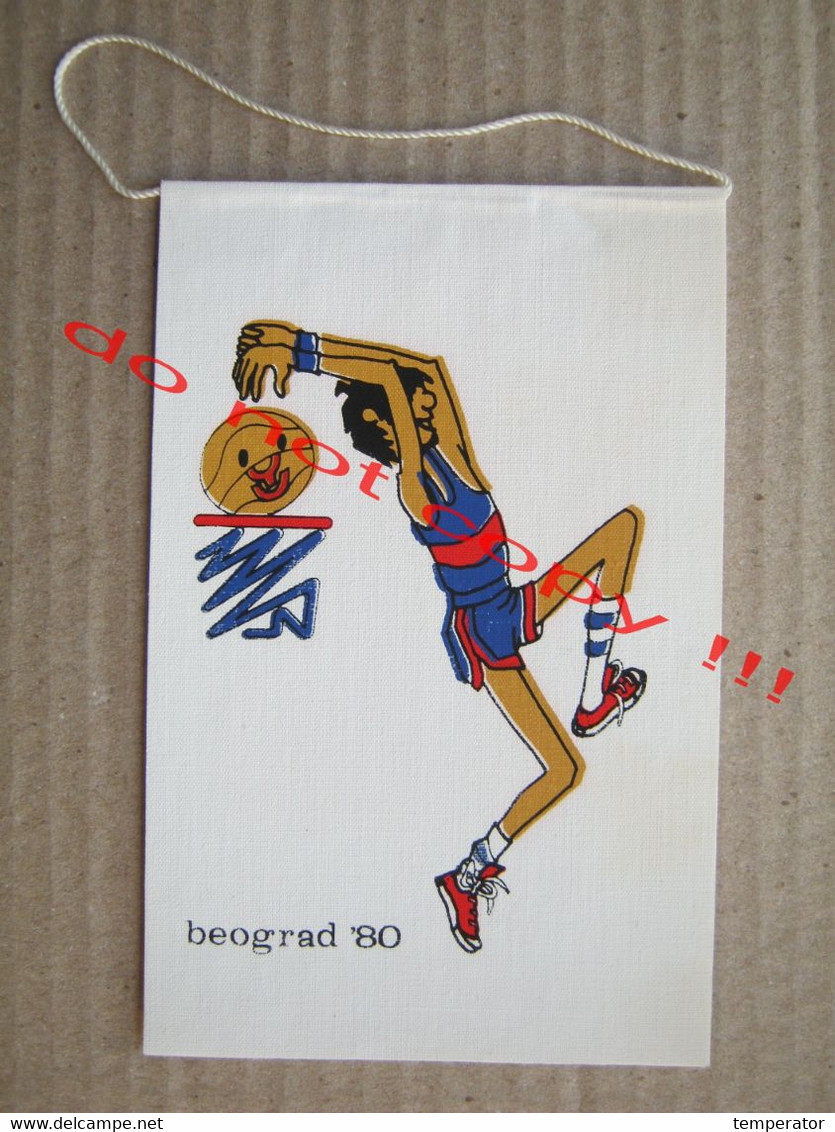 LOT Beograd '80 MB / Mini Basket - Organisers: Košarkaški Savez Jugoslavije - SLOVIN - Slovenijavino - " COCA COLA " ... - Bekleidung, Souvenirs Und Sonstige