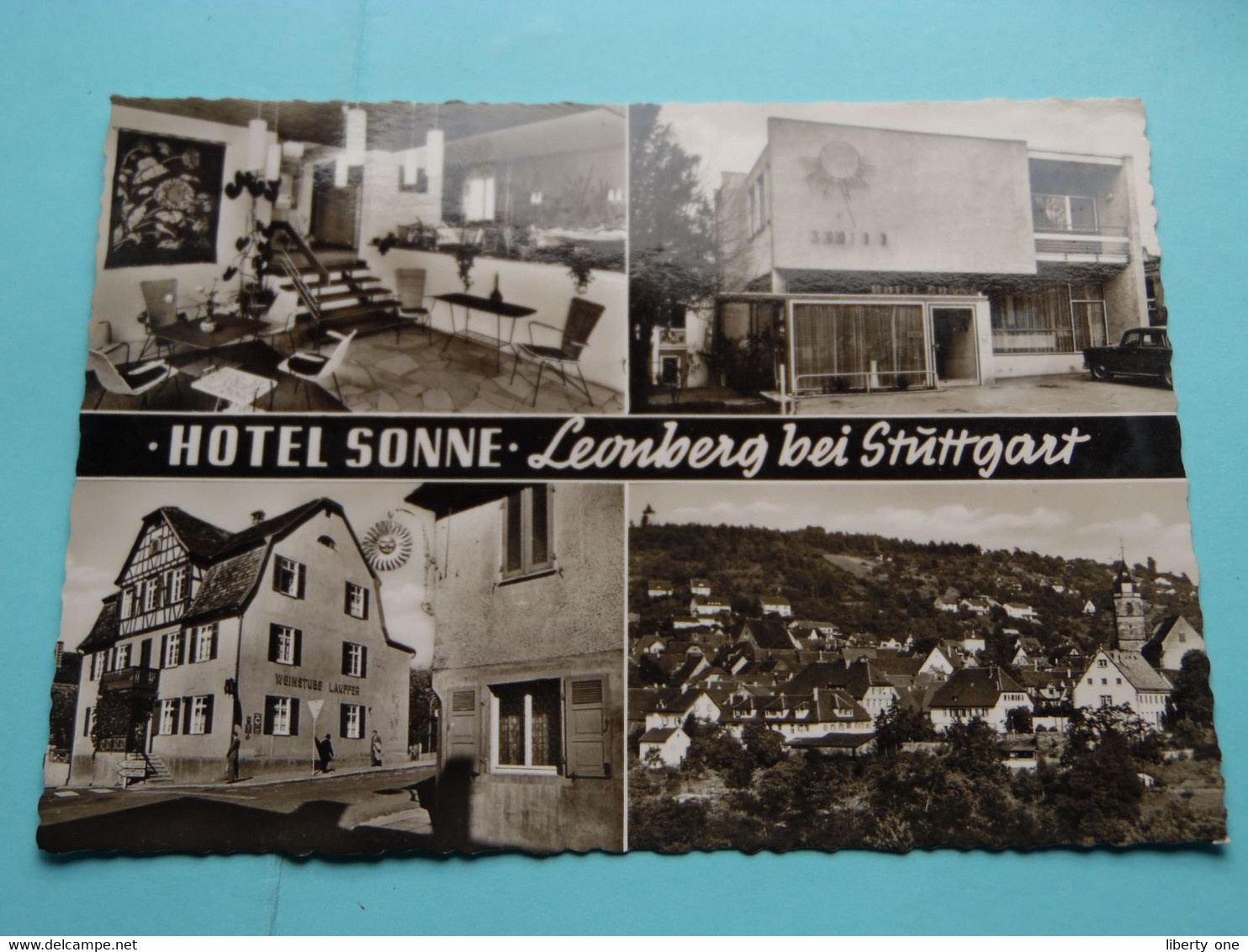 Hotel SONNE ( Bes. Paul Lauffer ) Leonberg Bei Stuttgart ( Edit. Cramers ) Anno 19?? ( Zie / Voir Scans ) ! - Leonberg