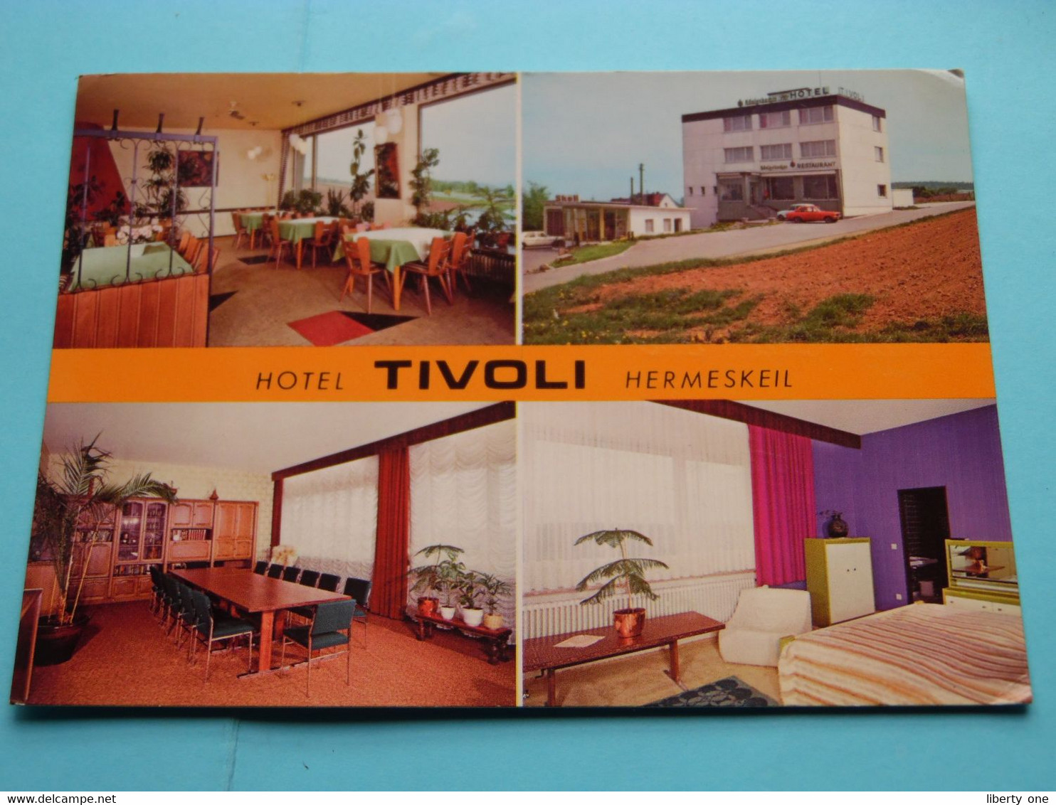 Hotel TIVOLI ( Bes. Helga Beyer ) Hermeskeil ( Edit. Schmidt ) Anno 19?? ( Zie / Voir Scans ) ! - Hermeskeil