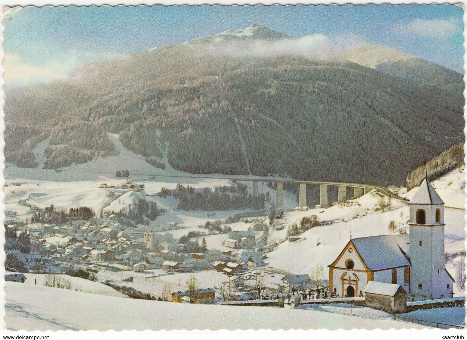 Steinach, Tirol - Blick Von Mauern Gegen Schiparadies Bergeralm - Steinacher Jöchl  - (Österreich / Austria) - Steinach Am Brenner