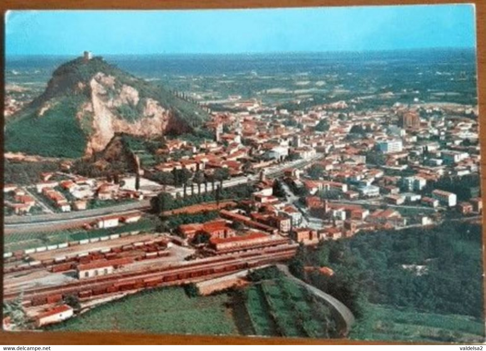 MONSELICE - PADOVA - PANORAMA - STAZIONE FERROVIARIA CON TRENO - TRAIN - 1968 - Padova