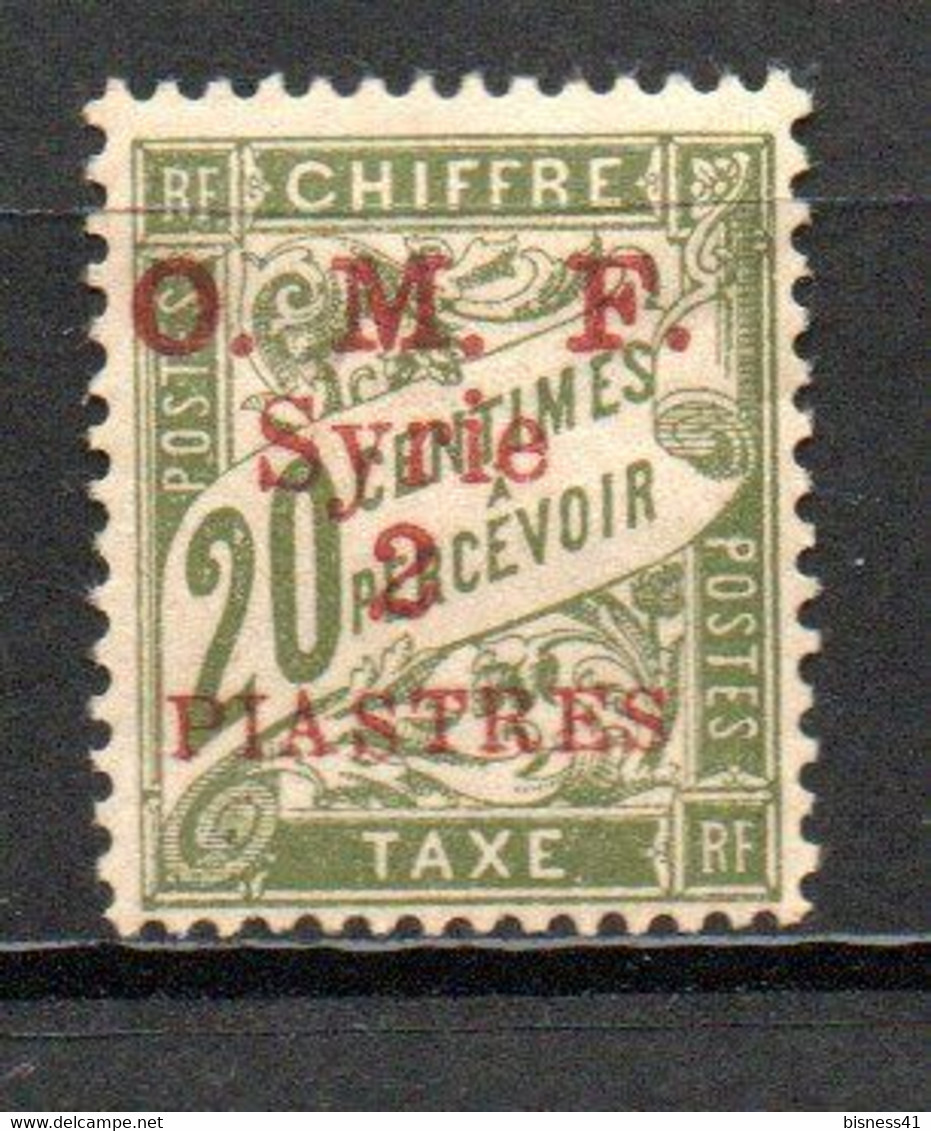 Col24 Colonies Syrie Taxe  N° 6 Neuf X MH Cote 6,00€ - Postage Due