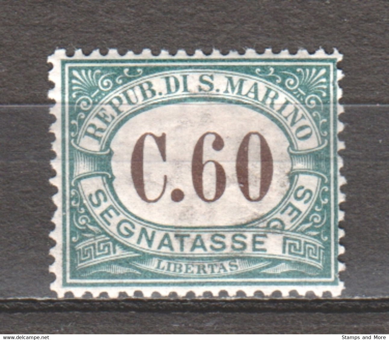 San Marino 1897 PORTO Mi 5 MH - Timbres-taxe