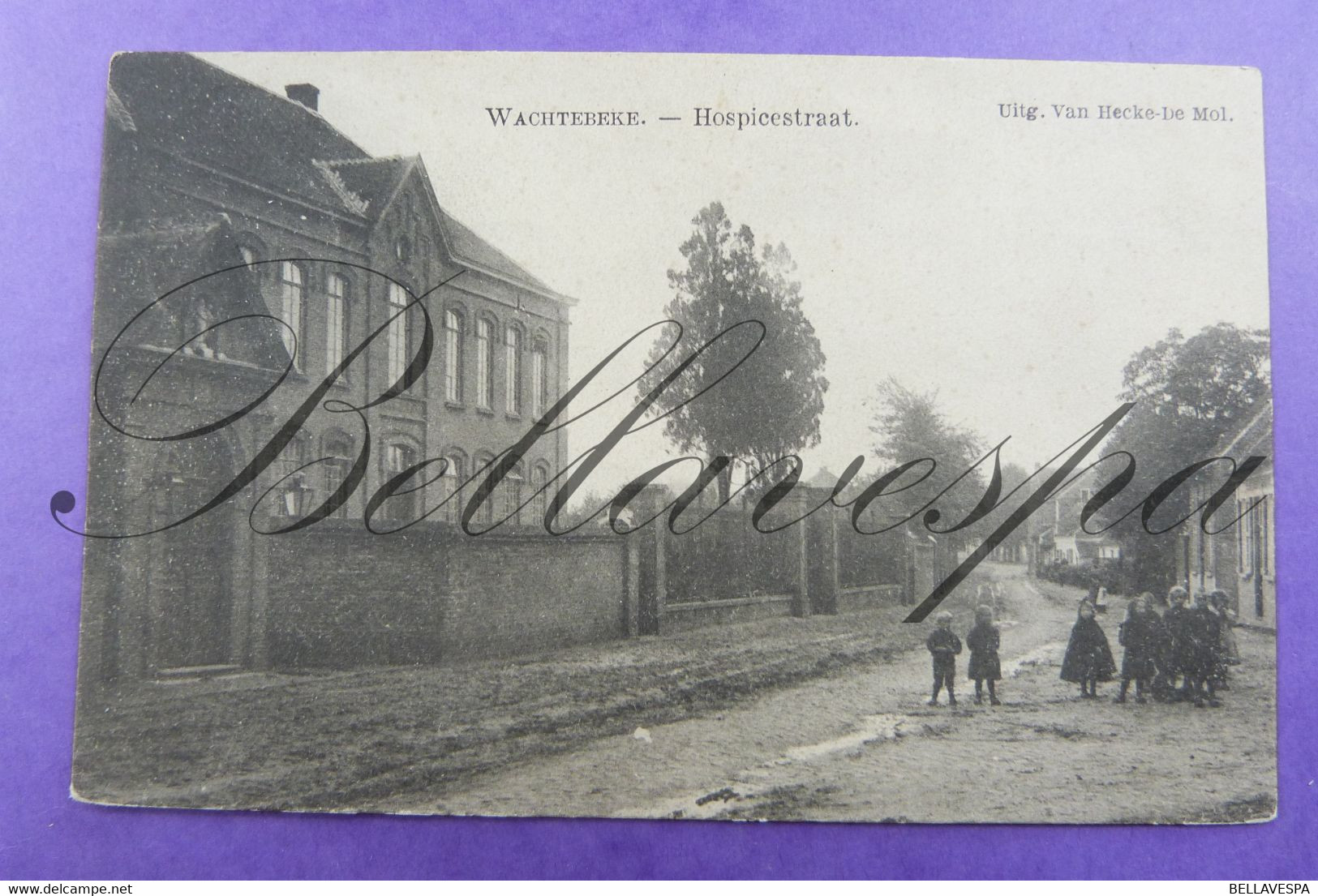 Wachtebeke Hospicestraat 1911 Uitg. Van Hecke -De Mol - Wachtebeke