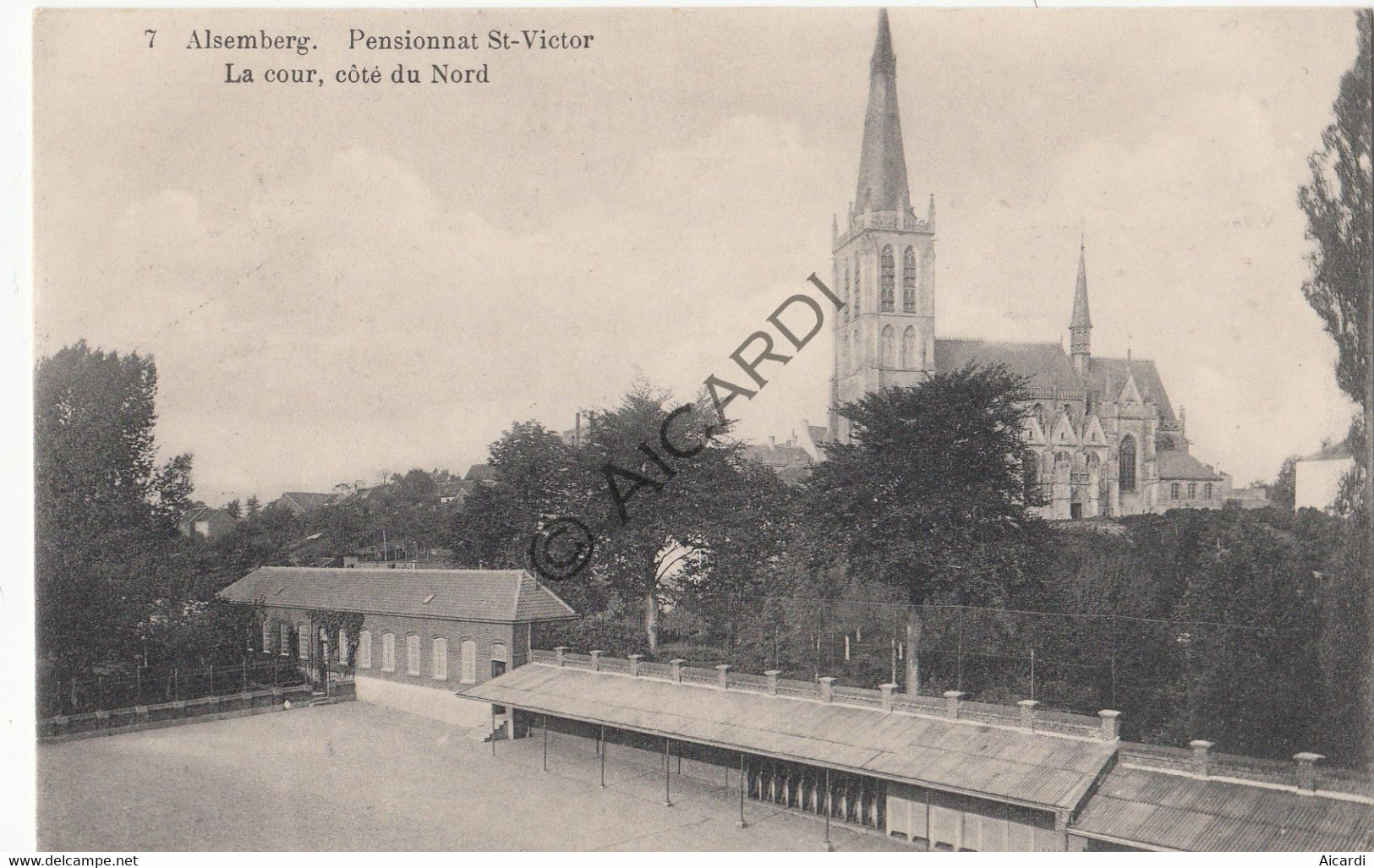 Postkaart  ALSEMBERG - Pensionnat St Victor (A771) - Beersel