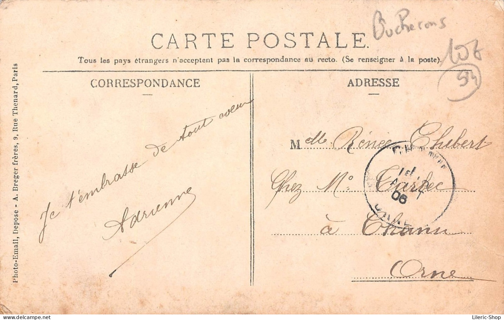 CHAMPIGNY (94) - Bucherons - Un Coin De La Marne En 1906 - Éditions M.C. - CPA - Champigny Sur Marne