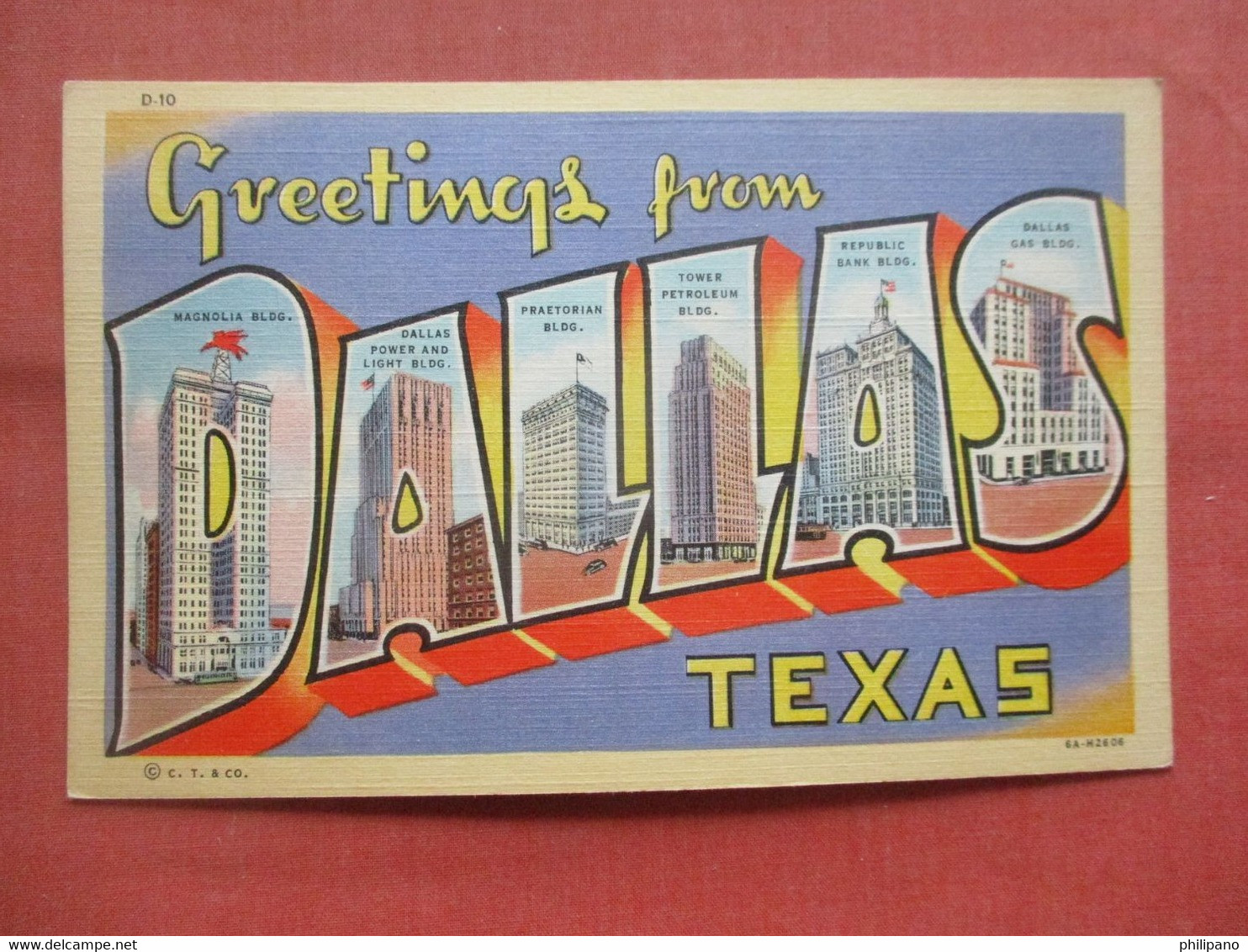 Greetings  Dallas - Texas > Dallas   Ref 5544 - Dallas