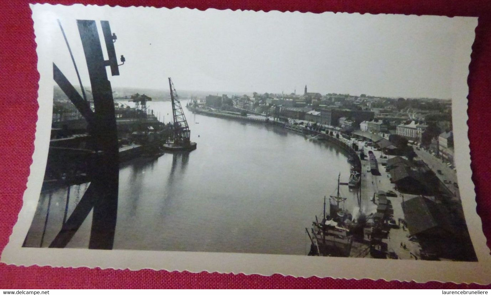 NANTES 44 - VUE DU PORT PRISE DU PONT TRANSBORDEUR - Orte