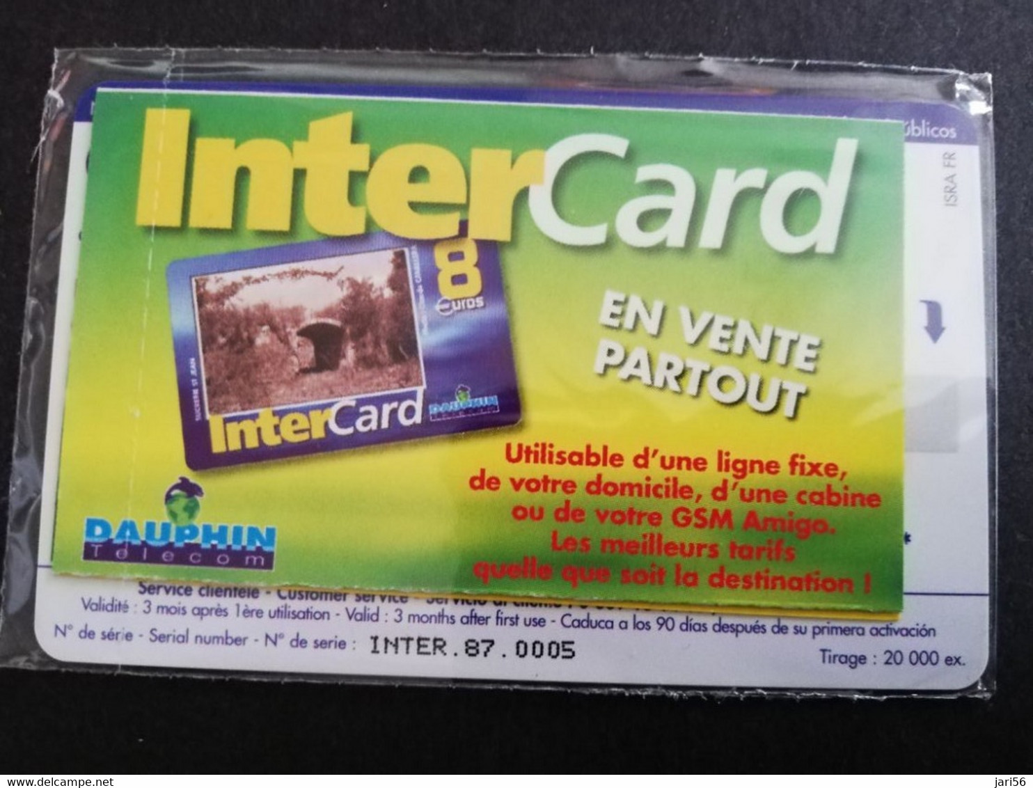 ST MARTIN  INTERCARD  FORT LOUIS MARIGOT  8 EURO /   INTER 87  / MINT CARD    ** 9230 ** - Antilles (Françaises)