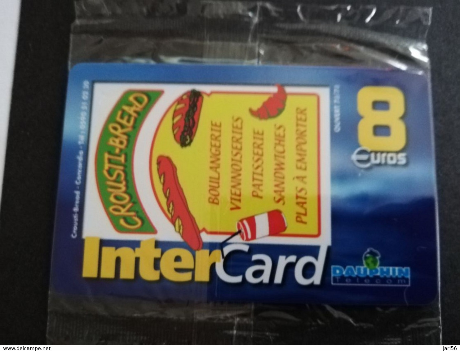 ST MARTIN  INTERCARD  CROUSTI BREAD      8 EURO /   INTER 111 / MINT CARD    ** 9237 ** - Antilles (Françaises)