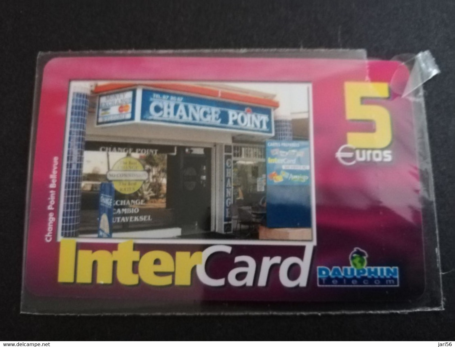 ST MARTIN  INTERCARD  CHANGE POINT      5 EURO /   INTER 122 / MINT CARD    ** 9241 ** - Antilles (French)