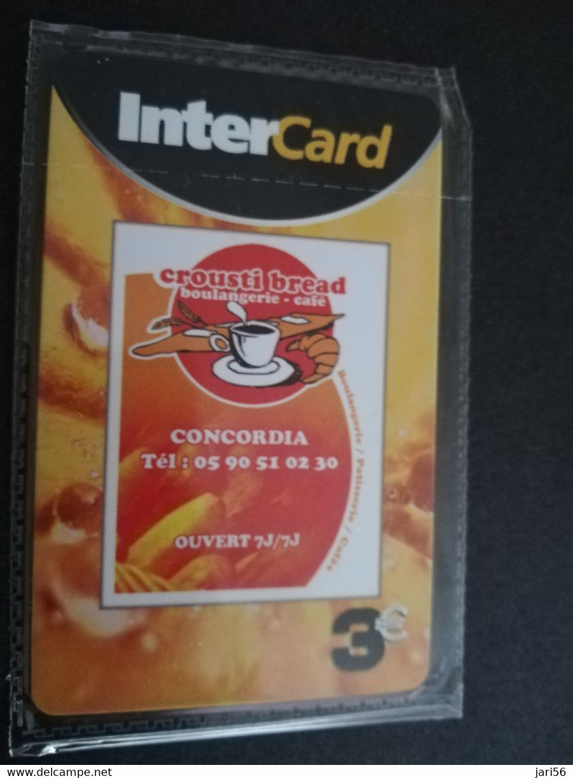 ST MARTIN  INTERCARD  CROUSTI BREAD          3 EURO /   INTER 210 / MINT CARD    ** 9266 ** - Antillen (Französische)