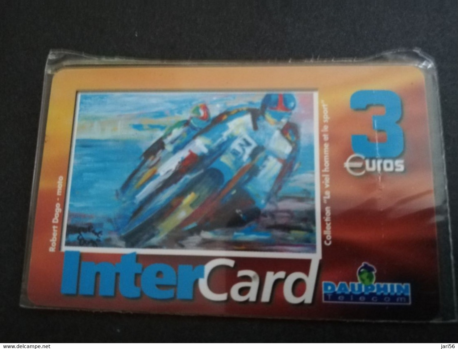 ST MARTIN  INTERCARD  ROBERT DAGO MOTO          3 EURO /   INTER 127 / MINT CARD    ** 9268 ** - Antilles (French)