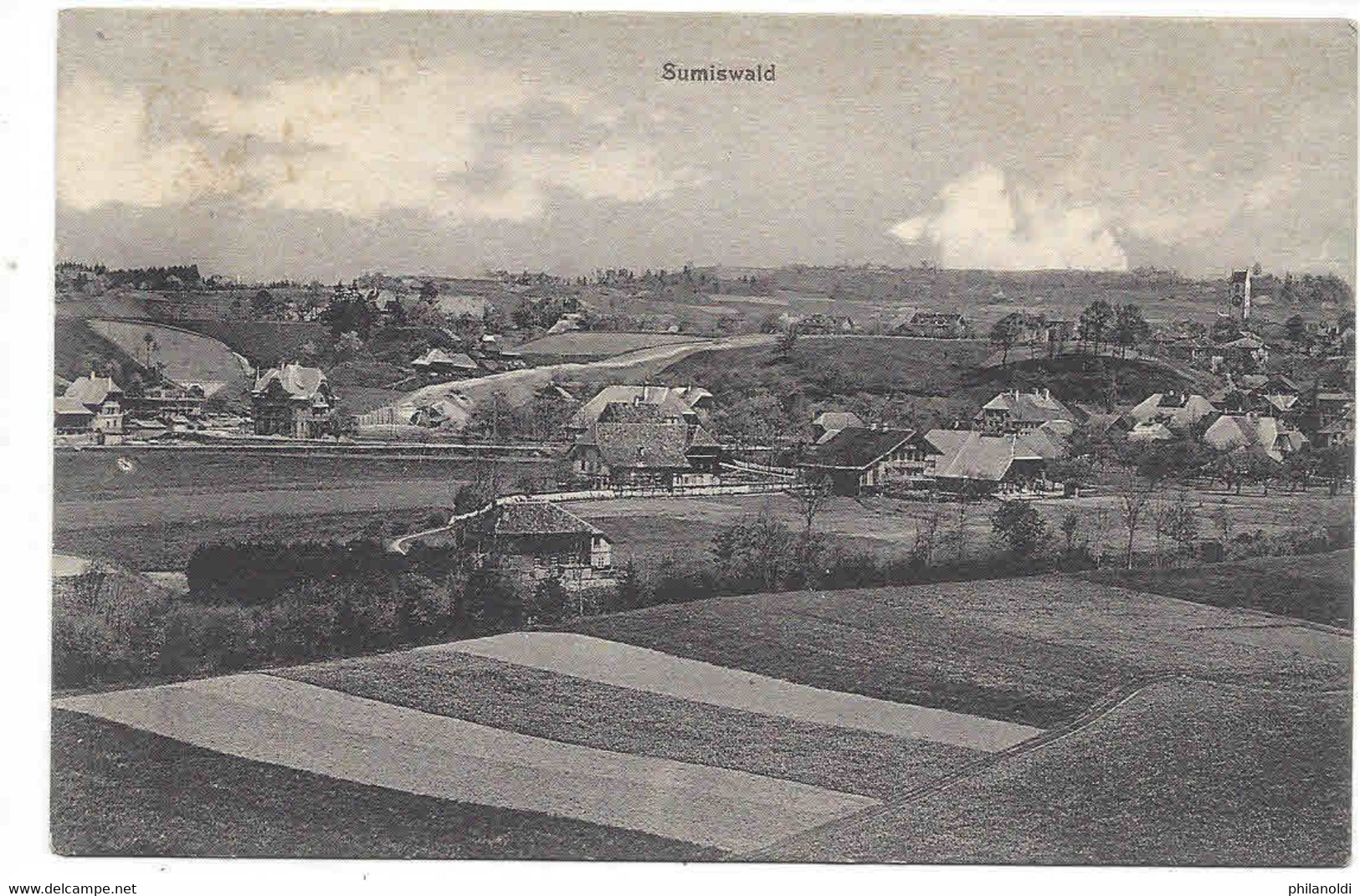 Sumiswald, Vue Générale, Emmental. Circulée 1910 - Sumiswald