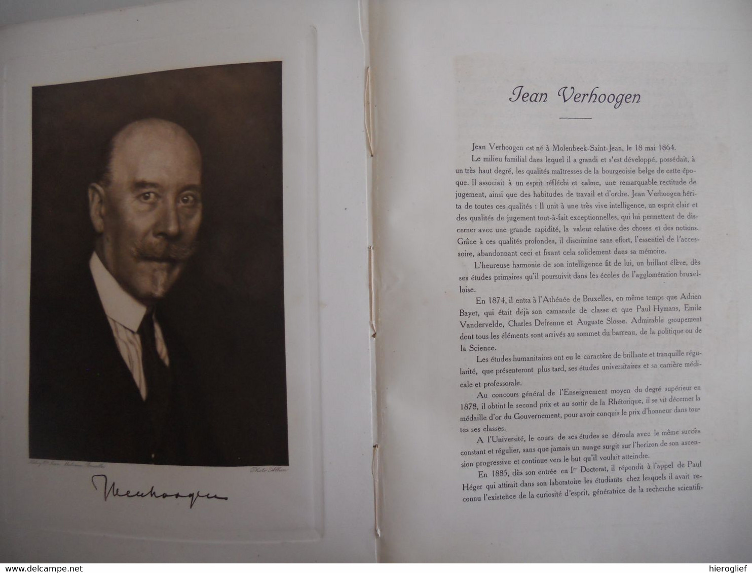 Livre Jubilaire Professeur Jean VERHOOGEN ° Molenbeek-Saint-Jean + Rhode-Saint-Genèse Université De Bruxelles Chirurgie - Surgery