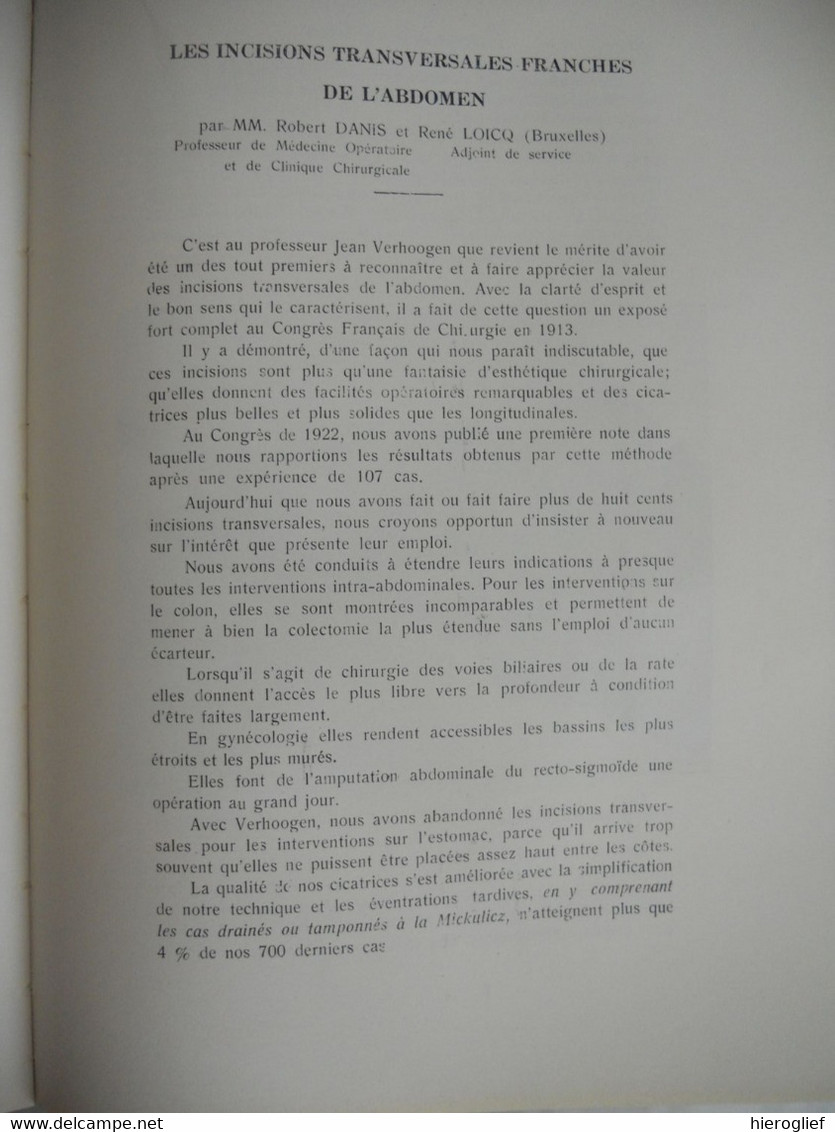 Livre Jubilaire Professeur Jean VERHOOGEN ° Molenbeek-Saint-Jean + Rhode-Saint-Genèse université de Bruxelles chirurgie