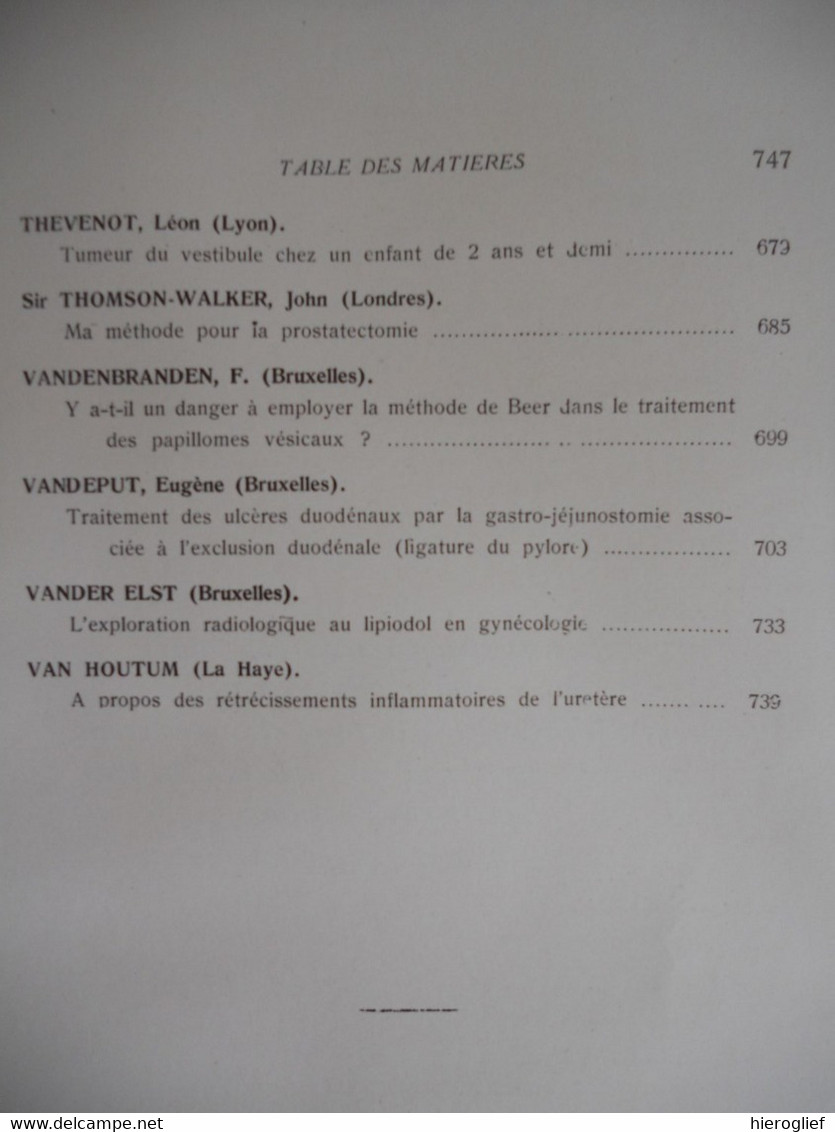 Livre Jubilaire Professeur Jean VERHOOGEN ° Molenbeek-Saint-Jean + Rhode-Saint-Genèse université de Bruxelles chirurgie