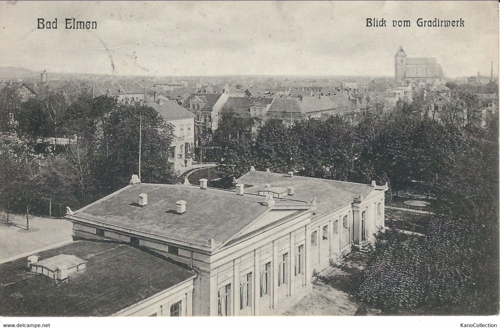 Bad Elmen, Blick Vom Gradierwerk, Gelaufen 1911 - Schönebeck (Elbe)