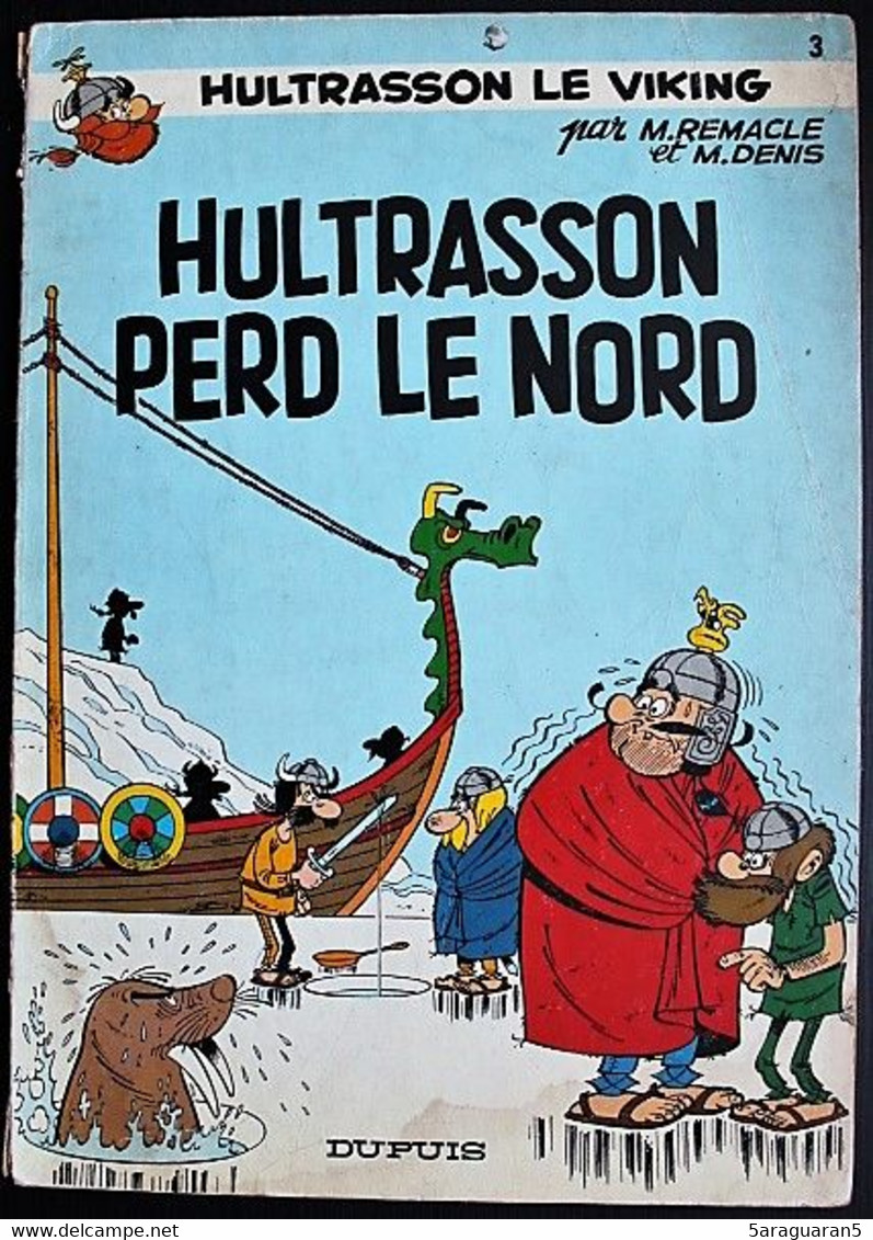 BD HULTRASSON LE VIKING - 3 - Hultrasson Perd Le Nord - EO 1968 - Hultrasson