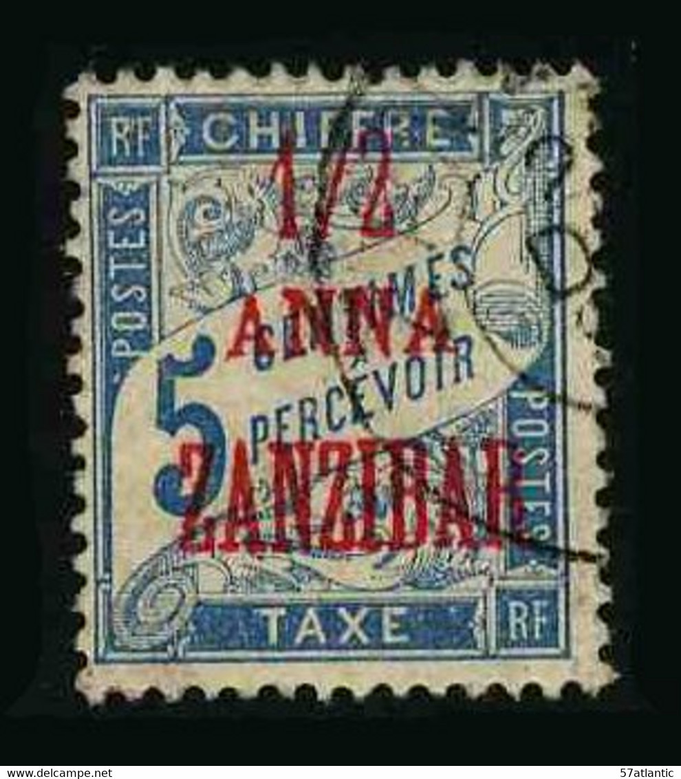 ZANZIBAR - BUREAU FRANCAIS - YT TAXE 1 - TIMBRE OBLITERE - Oblitérés