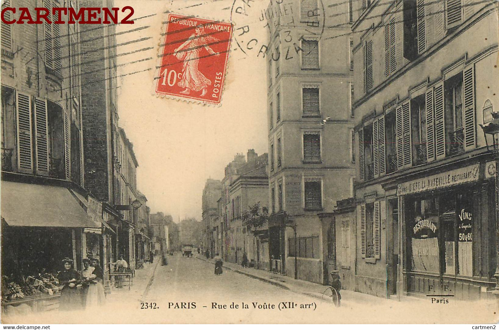 PARIS LA RUE DE LA VOUTE 75012 - Arrondissement: 12