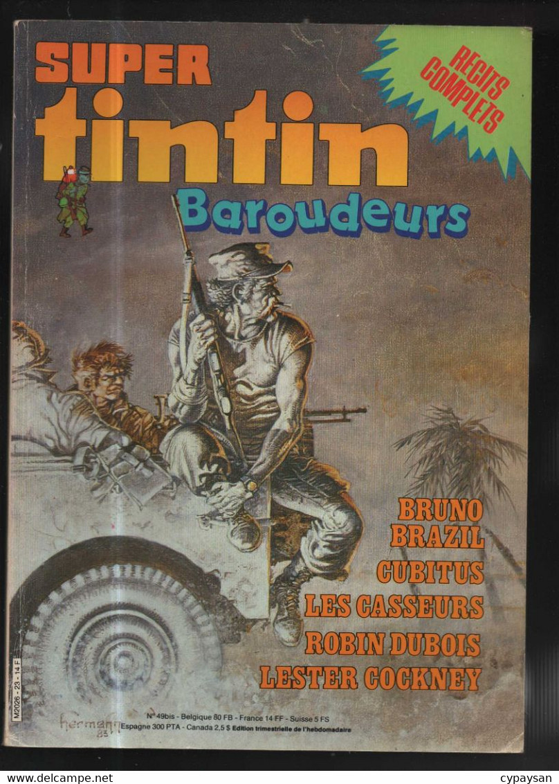 Tintin Super 23 Baroudeurs  BE Lombard  (BI6) - Tintin