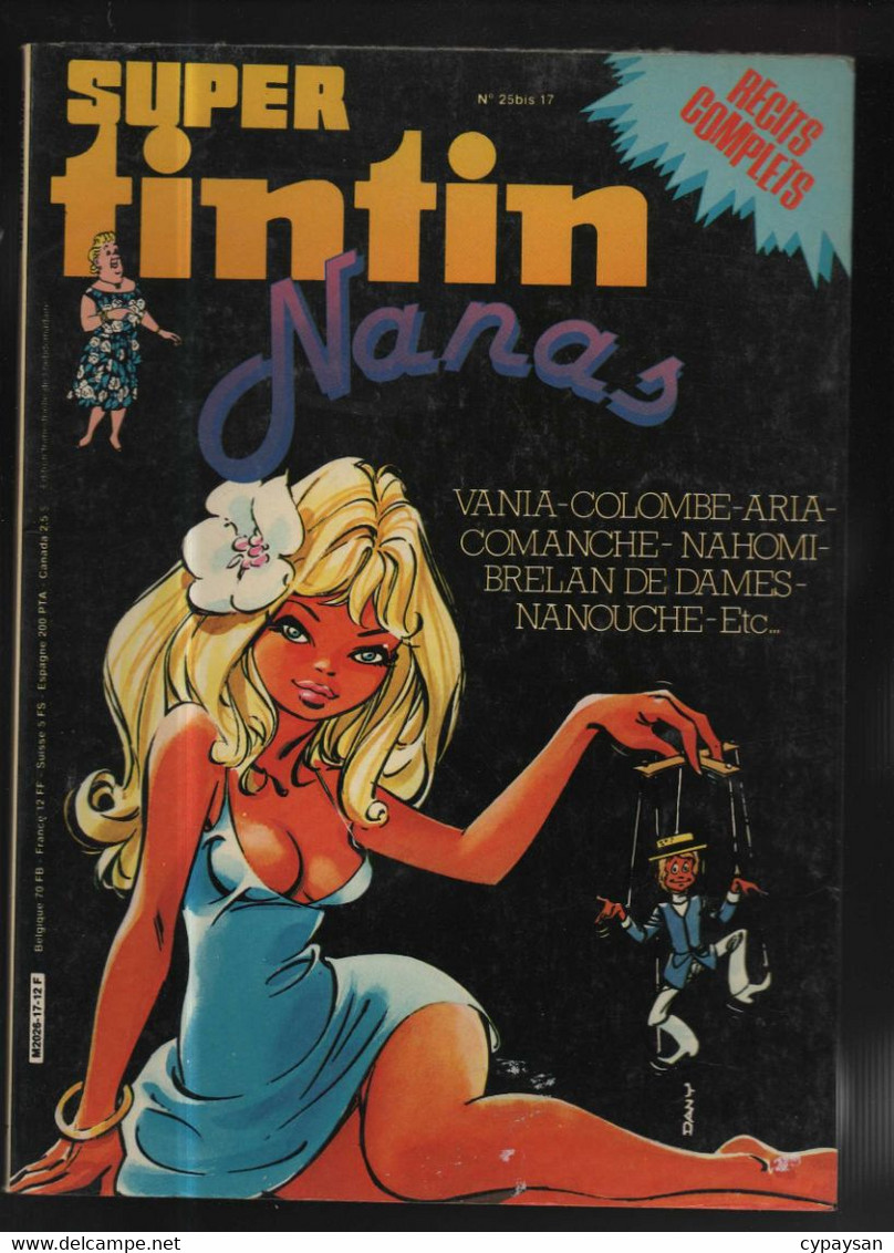 Tintin Super 17 Nanas  BE Lombard  (BI6) - Tintin