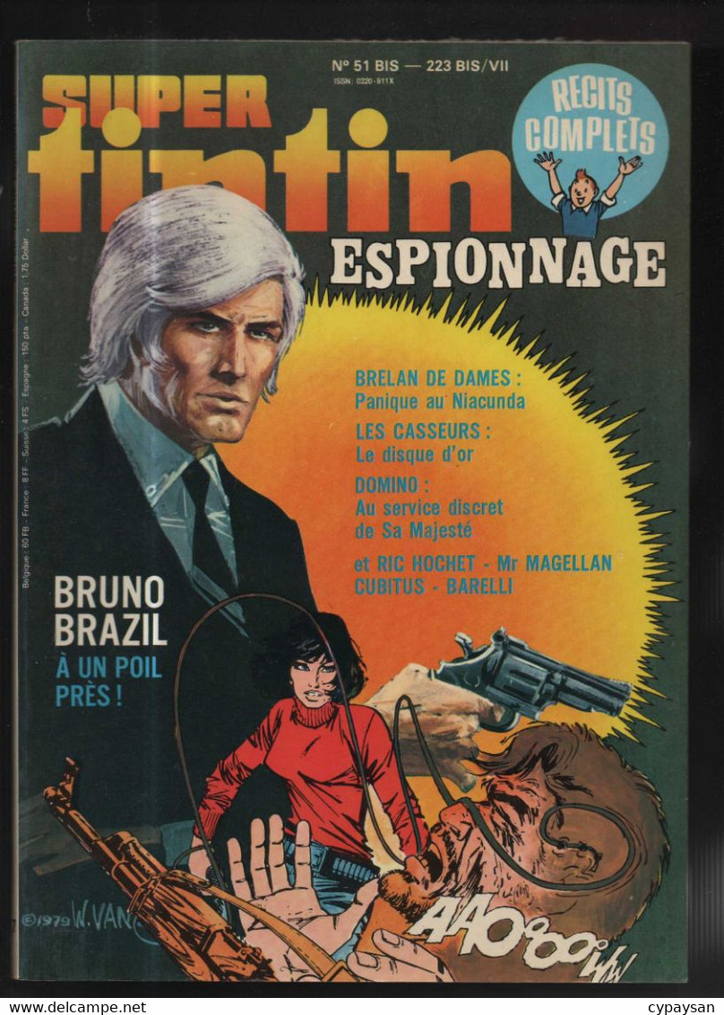 Tintin Super 7 Espionnage  BE Lombard  (BI6) - Tintin