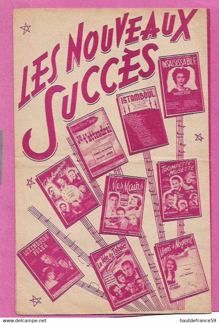 PARTITION Paroles & Musique LES LAVANDIERES DU PORTUGAL , Jacqueline François Chanson Des Battoirs - Choral