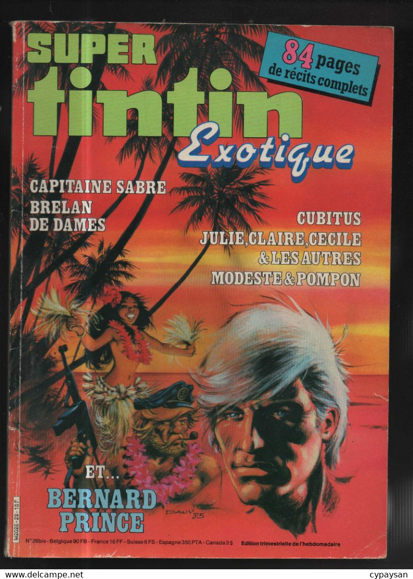 Tintin Super 29 Exotique  BE Lombard  (BI6) - Tintin
