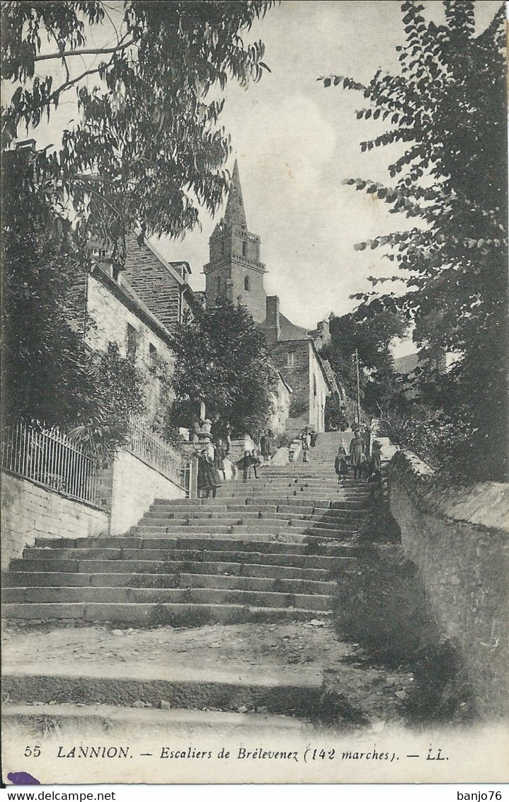 Lannion (22) - Escaliers De Brélevenez (142 Marches) - Lannion