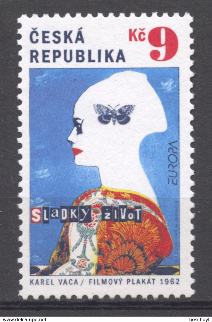 Czech Republic, 2003, Fellini Film Poster, Europa Cept, MNH, Michel 354 - Altri & Non Classificati