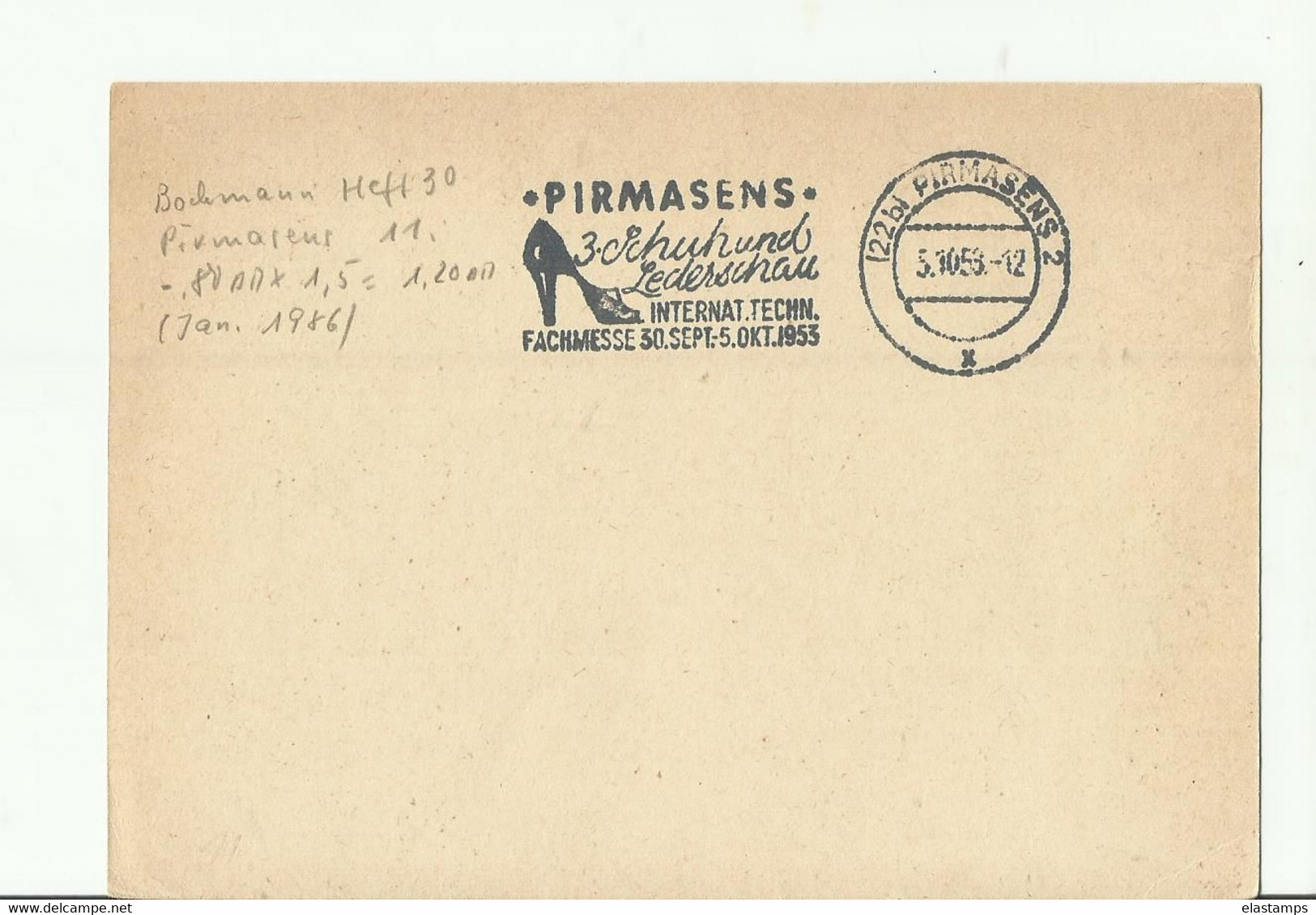DP GS SST 1953 - Postal  Stationery