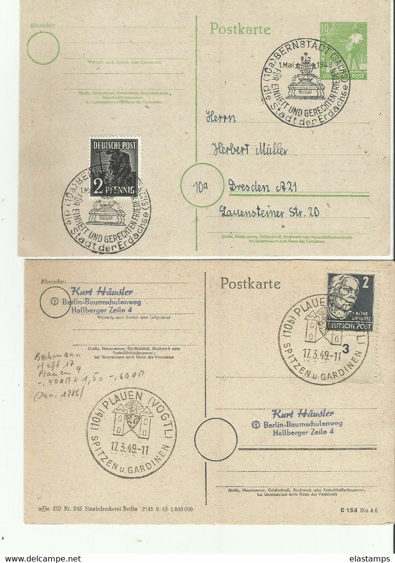 DP GS SST*2 1948 1948 - Interi Postali