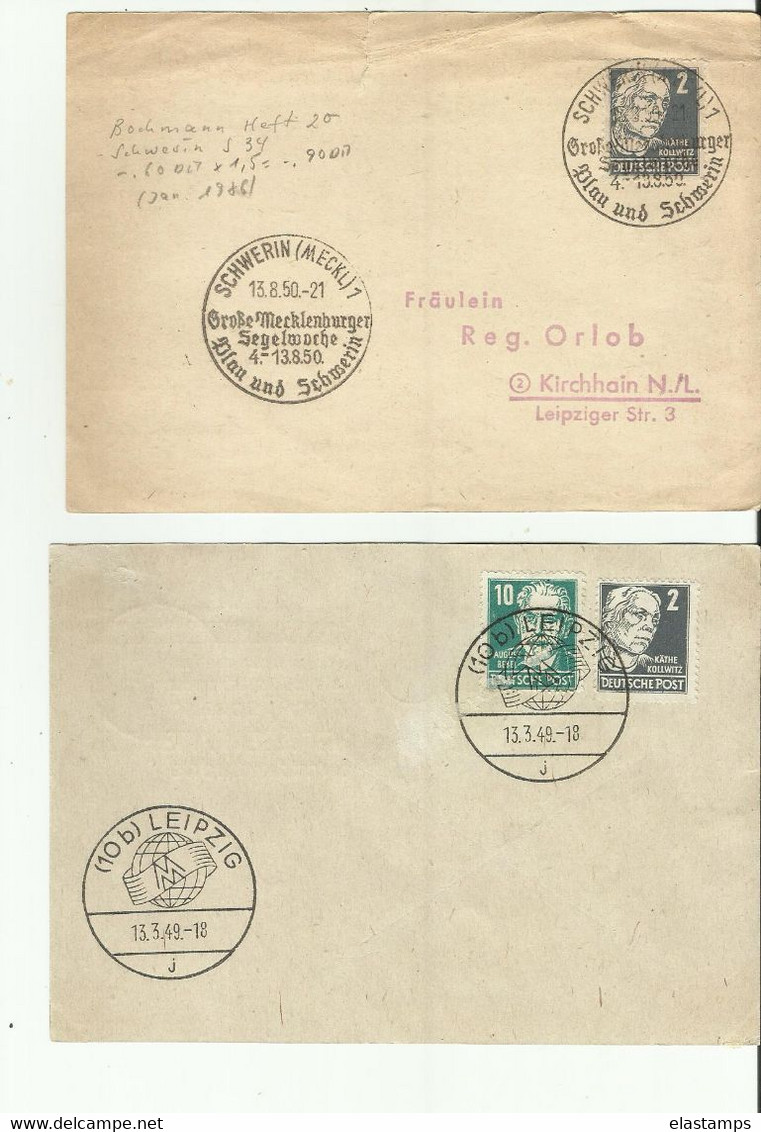 DP GS SST*2  1949 1950 - Postal  Stationery