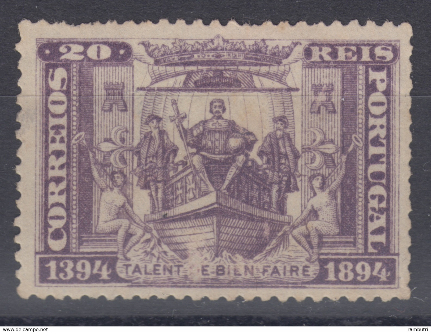PORTUGAL * 99 1894. 20 R. Violeta. - Unused Stamps